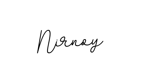 You should practise on your own different ways (BallpointsItalic-DORy9) to write your name (Nirnoy) in signature. don't let someone else do it for you. Nirnoy signature style 11 images and pictures png