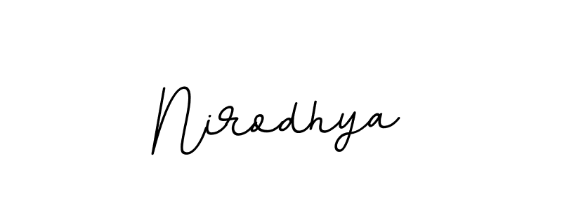 How to make Nirodhya signature? BallpointsItalic-DORy9 is a professional autograph style. Create handwritten signature for Nirodhya name. Nirodhya signature style 11 images and pictures png