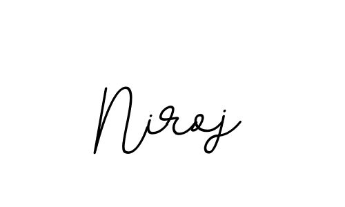 Design your own signature with our free online signature maker. With this signature software, you can create a handwritten (BallpointsItalic-DORy9) signature for name Niroj. Niroj signature style 11 images and pictures png