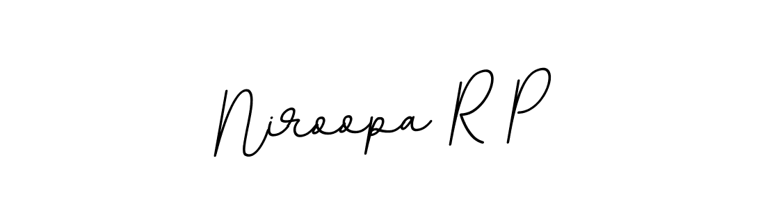 Also we have Niroopa R P name is the best signature style. Create professional handwritten signature collection using BallpointsItalic-DORy9 autograph style. Niroopa R P signature style 11 images and pictures png