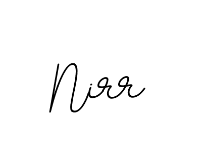 Design your own signature with our free online signature maker. With this signature software, you can create a handwritten (BallpointsItalic-DORy9) signature for name Nirr. Nirr signature style 11 images and pictures png