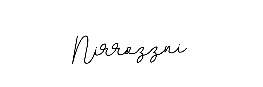 Make a beautiful signature design for name Nirrozzni. With this signature (BallpointsItalic-DORy9) style, you can create a handwritten signature for free. Nirrozzni signature style 11 images and pictures png