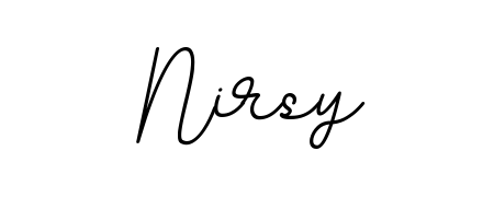 Best and Professional Signature Style for Nirsy. BallpointsItalic-DORy9 Best Signature Style Collection. Nirsy signature style 11 images and pictures png