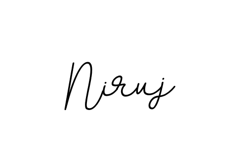 Use a signature maker to create a handwritten signature online. With this signature software, you can design (BallpointsItalic-DORy9) your own signature for name Niruj. Niruj signature style 11 images and pictures png