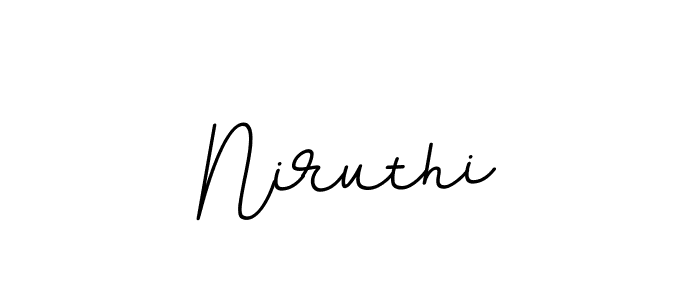 Create a beautiful signature design for name Niruthi. With this signature (BallpointsItalic-DORy9) fonts, you can make a handwritten signature for free. Niruthi signature style 11 images and pictures png
