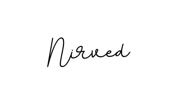 Nirved stylish signature style. Best Handwritten Sign (BallpointsItalic-DORy9) for my name. Handwritten Signature Collection Ideas for my name Nirved. Nirved signature style 11 images and pictures png