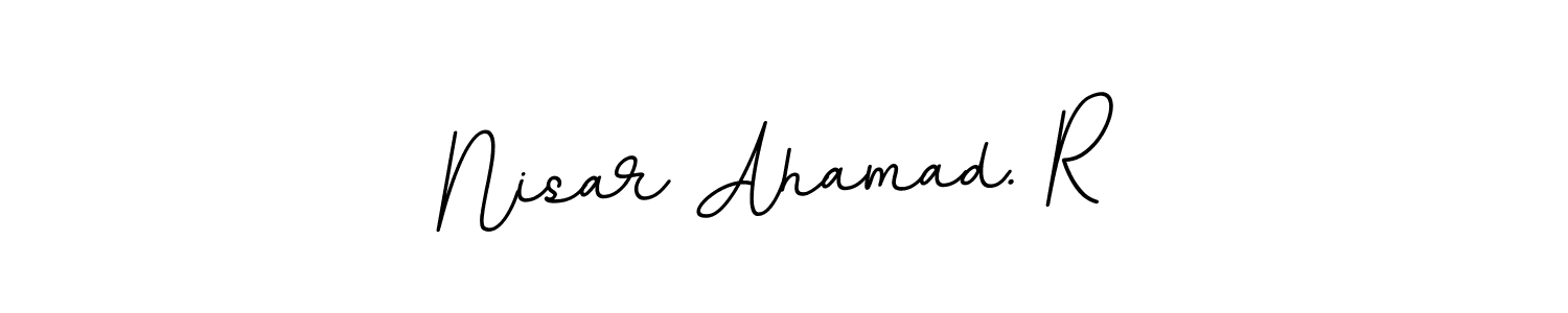 Also You can easily find your signature by using the search form. We will create Nisar Ahamad. R name handwritten signature images for you free of cost using BallpointsItalic-DORy9 sign style. Nisar Ahamad. R signature style 11 images and pictures png