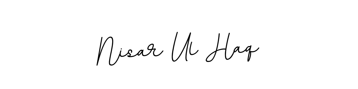 Nisar Ul Haq stylish signature style. Best Handwritten Sign (BallpointsItalic-DORy9) for my name. Handwritten Signature Collection Ideas for my name Nisar Ul Haq. Nisar Ul Haq signature style 11 images and pictures png