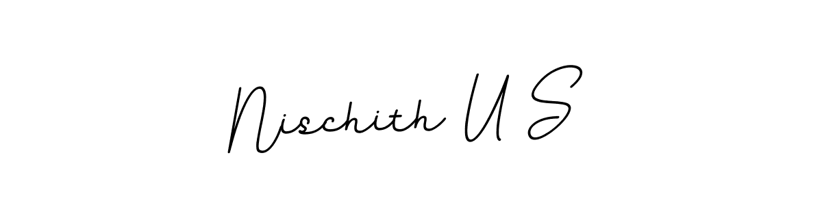 Check out images of Autograph of Nischith U S name. Actor Nischith U S Signature Style. BallpointsItalic-DORy9 is a professional sign style online. Nischith U S signature style 11 images and pictures png