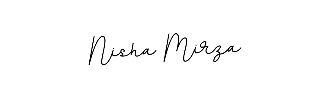 Nisha Mirza stylish signature style. Best Handwritten Sign (BallpointsItalic-DORy9) for my name. Handwritten Signature Collection Ideas for my name Nisha Mirza. Nisha Mirza signature style 11 images and pictures png
