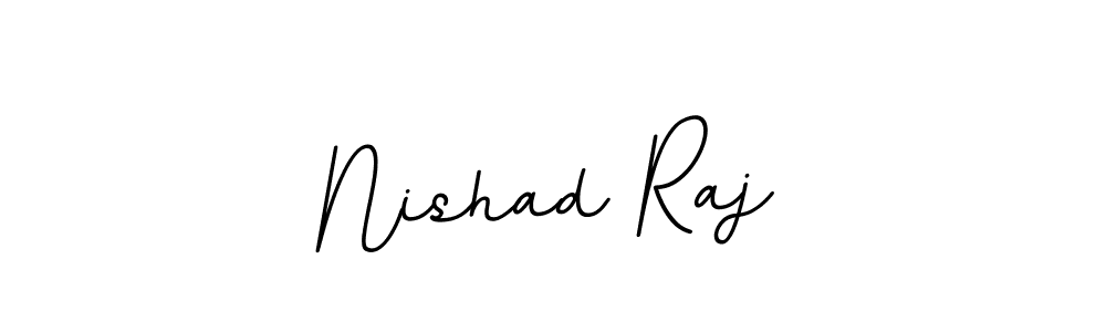 The best way (BallpointsItalic-DORy9) to make a short signature is to pick only two or three words in your name. The name Nishad Raj include a total of six letters. For converting this name. Nishad Raj signature style 11 images and pictures png