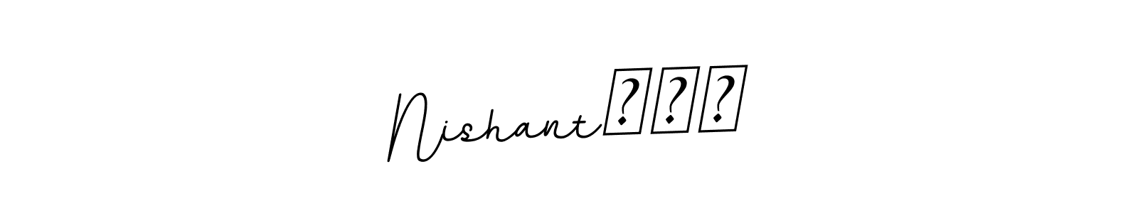 Here are the top 10 professional signature styles for the name Nishant可以！. These are the best autograph styles you can use for your name. Nishant可以！ signature style 11 images and pictures png