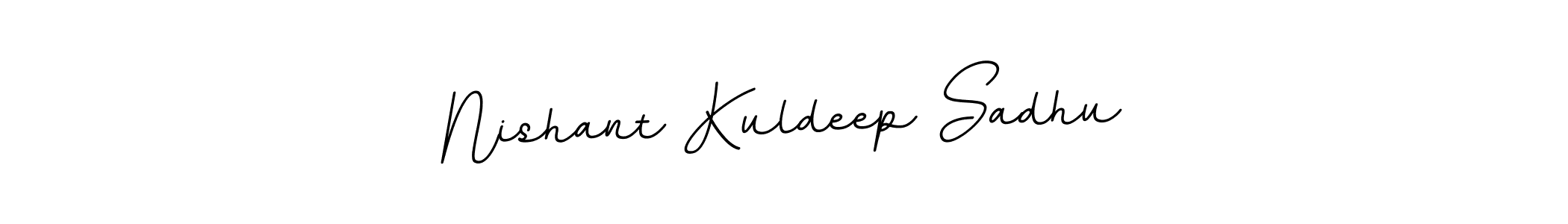 You should practise on your own different ways (BallpointsItalic-DORy9) to write your name (Nishant Kuldeep Sadhu) in signature. don't let someone else do it for you. Nishant Kuldeep Sadhu signature style 11 images and pictures png
