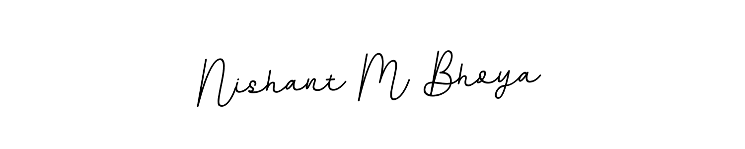 Make a short Nishant M Bhoya signature style. Manage your documents anywhere anytime using BallpointsItalic-DORy9. Create and add eSignatures, submit forms, share and send files easily. Nishant M Bhoya signature style 11 images and pictures png