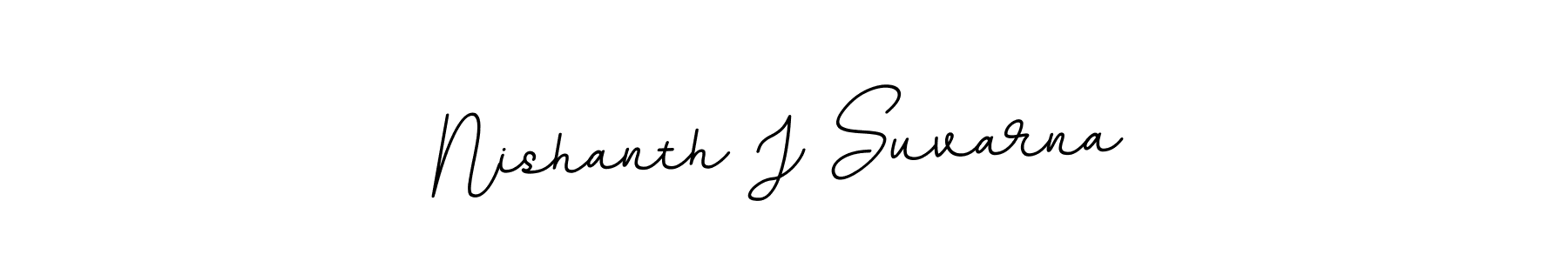 How to make Nishanth J Suvarna signature? BallpointsItalic-DORy9 is a professional autograph style. Create handwritten signature for Nishanth J Suvarna name. Nishanth J Suvarna signature style 11 images and pictures png