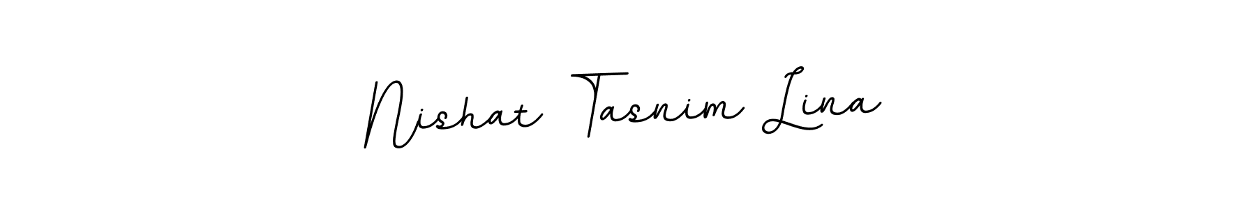 Also we have Nishat Tasnim Lina name is the best signature style. Create professional handwritten signature collection using BallpointsItalic-DORy9 autograph style. Nishat Tasnim Lina signature style 11 images and pictures png