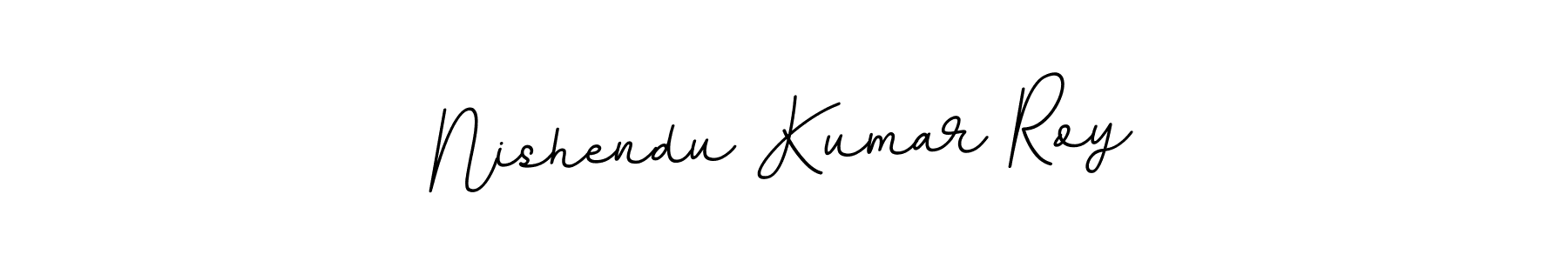 Nishendu Kumar Roy stylish signature style. Best Handwritten Sign (BallpointsItalic-DORy9) for my name. Handwritten Signature Collection Ideas for my name Nishendu Kumar Roy. Nishendu Kumar Roy signature style 11 images and pictures png