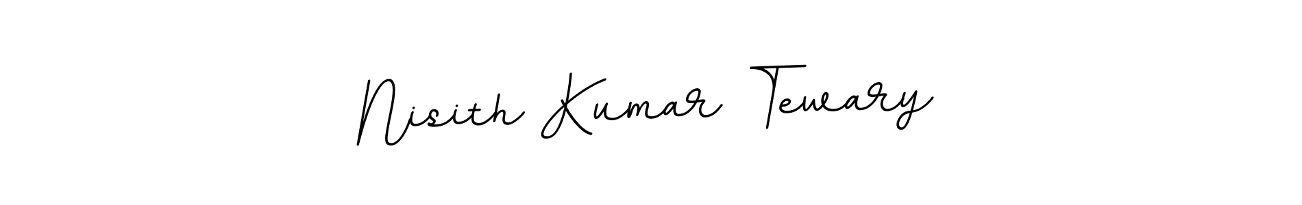Create a beautiful signature design for name Nisith Kumar Tewary. With this signature (BallpointsItalic-DORy9) fonts, you can make a handwritten signature for free. Nisith Kumar Tewary signature style 11 images and pictures png