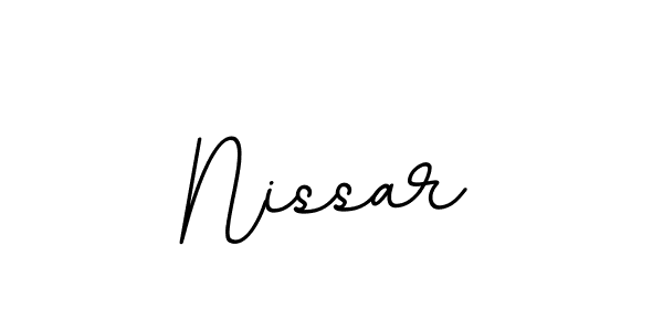 Also You can easily find your signature by using the search form. We will create Nissar name handwritten signature images for you free of cost using BallpointsItalic-DORy9 sign style. Nissar signature style 11 images and pictures png