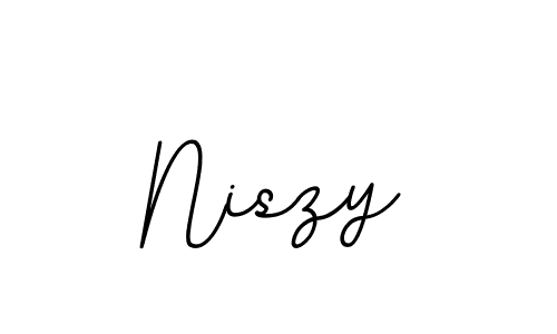 BallpointsItalic-DORy9 is a professional signature style that is perfect for those who want to add a touch of class to their signature. It is also a great choice for those who want to make their signature more unique. Get Niszy name to fancy signature for free. Niszy signature style 11 images and pictures png