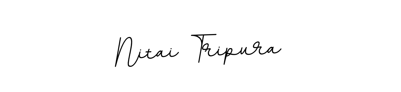 BallpointsItalic-DORy9 is a professional signature style that is perfect for those who want to add a touch of class to their signature. It is also a great choice for those who want to make their signature more unique. Get Nitai Tripura name to fancy signature for free. Nitai Tripura signature style 11 images and pictures png