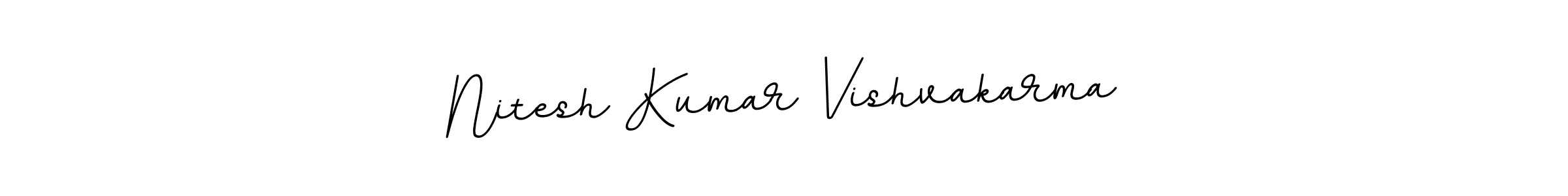 You should practise on your own different ways (BallpointsItalic-DORy9) to write your name (Nitesh Kumar Vishvakarma) in signature. don't let someone else do it for you. Nitesh Kumar Vishvakarma signature style 11 images and pictures png
