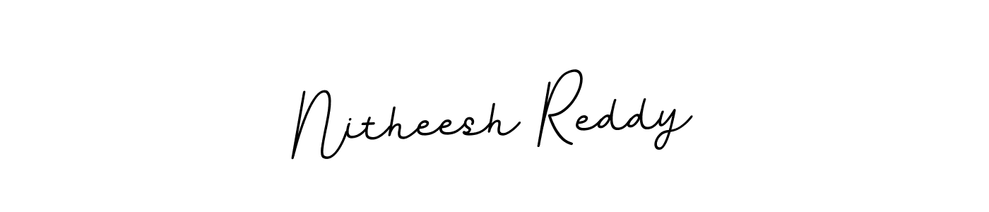 Similarly BallpointsItalic-DORy9 is the best handwritten signature design. Signature creator online .You can use it as an online autograph creator for name Nitheesh Reddy. Nitheesh Reddy signature style 11 images and pictures png