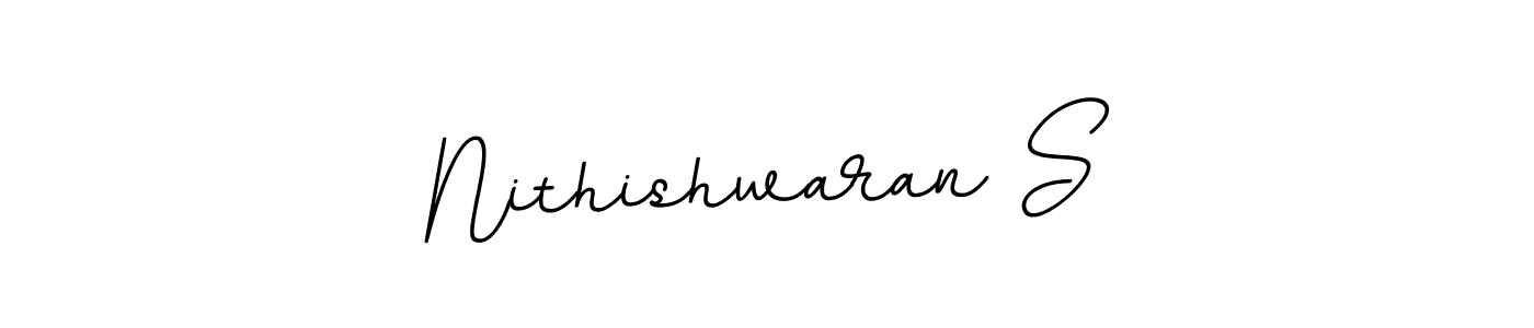 Also we have Nithishwaran S name is the best signature style. Create professional handwritten signature collection using BallpointsItalic-DORy9 autograph style. Nithishwaran S signature style 11 images and pictures png