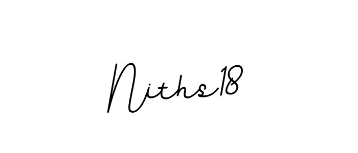 It looks lik you need a new signature style for name Niths18. Design unique handwritten (BallpointsItalic-DORy9) signature with our free signature maker in just a few clicks. Niths18 signature style 11 images and pictures png