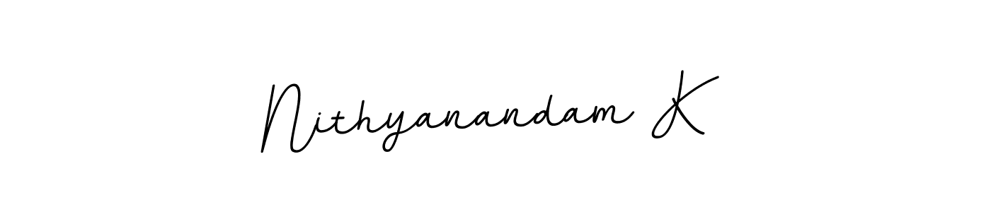 Similarly BallpointsItalic-DORy9 is the best handwritten signature design. Signature creator online .You can use it as an online autograph creator for name Nithyanandam K. Nithyanandam K signature style 11 images and pictures png