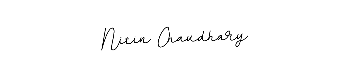 How to make Nitin Chaudhary signature? BallpointsItalic-DORy9 is a professional autograph style. Create handwritten signature for Nitin Chaudhary name. Nitin Chaudhary signature style 11 images and pictures png