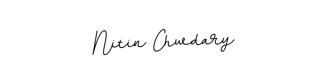 Make a short Nitin Chwdary signature style. Manage your documents anywhere anytime using BallpointsItalic-DORy9. Create and add eSignatures, submit forms, share and send files easily. Nitin Chwdary signature style 11 images and pictures png