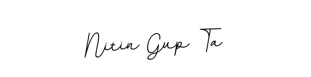 How to make Nitin Gup Ta signature? BallpointsItalic-DORy9 is a professional autograph style. Create handwritten signature for Nitin Gup Ta name. Nitin Gup Ta signature style 11 images and pictures png