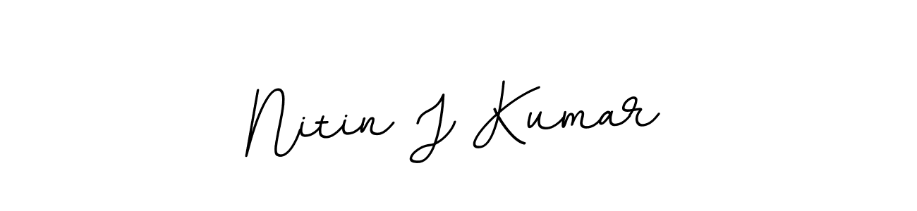 How to make Nitin J Kumar signature? BallpointsItalic-DORy9 is a professional autograph style. Create handwritten signature for Nitin J Kumar name. Nitin J Kumar signature style 11 images and pictures png