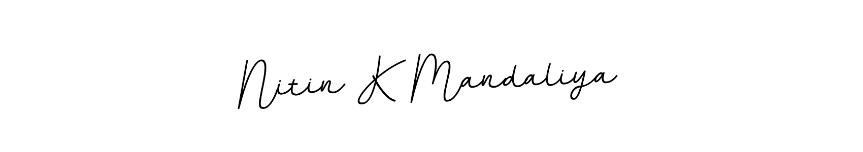 Here are the top 10 professional signature styles for the name Nitin K Mandaliya. These are the best autograph styles you can use for your name. Nitin K Mandaliya signature style 11 images and pictures png