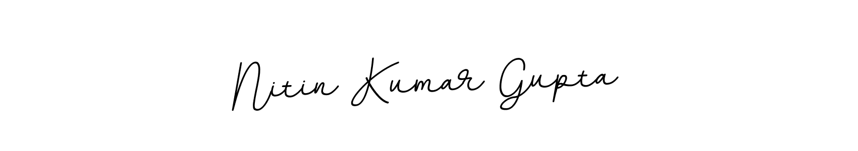 You should practise on your own different ways (BallpointsItalic-DORy9) to write your name (Nitin Kumar Gupta) in signature. don't let someone else do it for you. Nitin Kumar Gupta signature style 11 images and pictures png