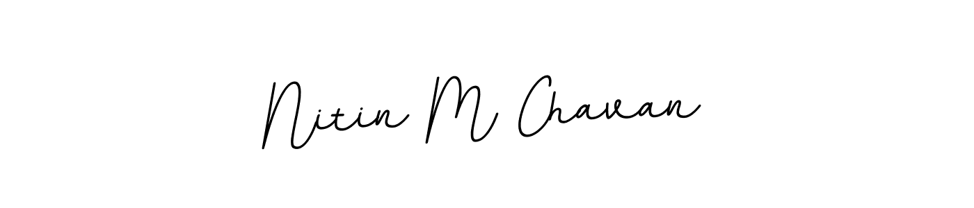 It looks lik you need a new signature style for name Nitin M Chavan. Design unique handwritten (BallpointsItalic-DORy9) signature with our free signature maker in just a few clicks. Nitin M Chavan signature style 11 images and pictures png