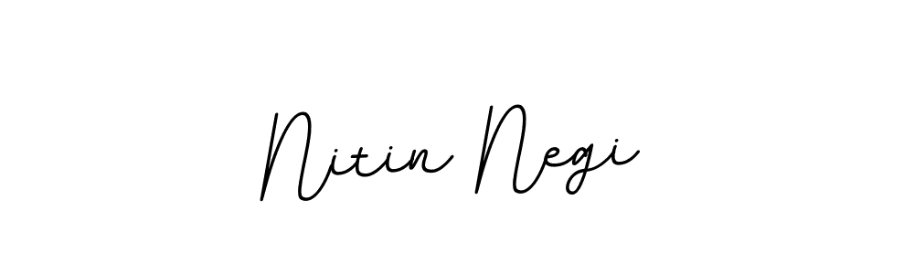 The best way (BallpointsItalic-DORy9) to make a short signature is to pick only two or three words in your name. The name Nitin Negi include a total of six letters. For converting this name. Nitin Negi signature style 11 images and pictures png