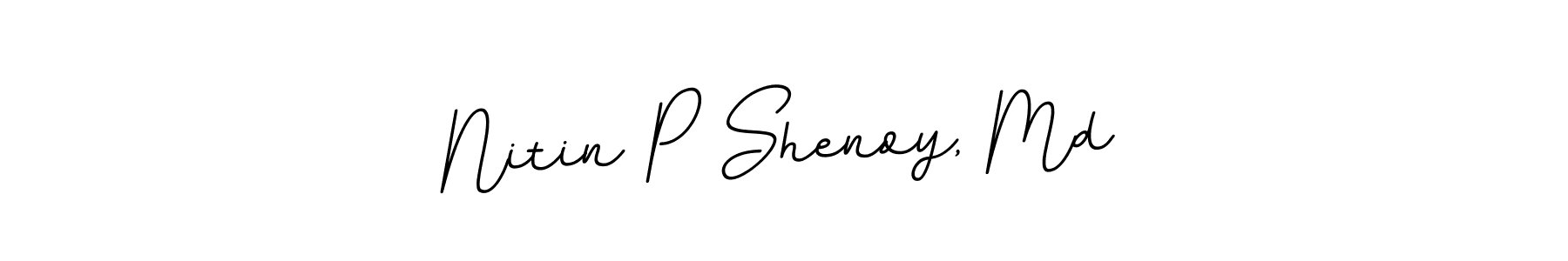 How to Draw Nitin P Shenoy, Md signature style? BallpointsItalic-DORy9 is a latest design signature styles for name Nitin P Shenoy, Md. Nitin P Shenoy, Md signature style 11 images and pictures png