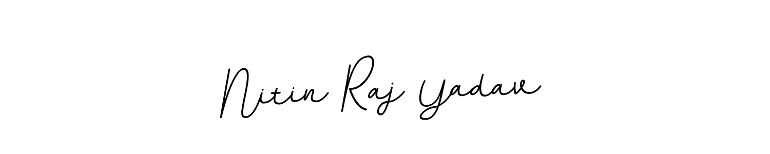 Create a beautiful signature design for name Nitin Raj Yadav. With this signature (BallpointsItalic-DORy9) fonts, you can make a handwritten signature for free. Nitin Raj Yadav signature style 11 images and pictures png