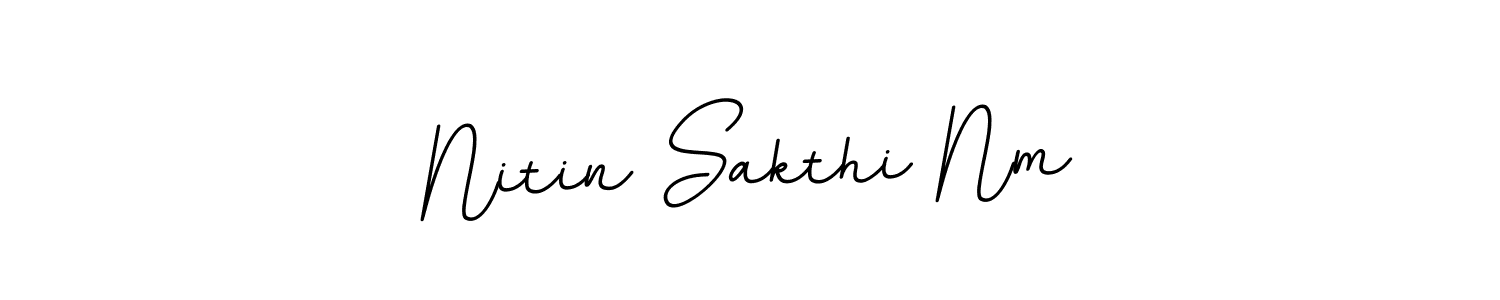 How to make Nitin Sakthi Nm signature? BallpointsItalic-DORy9 is a professional autograph style. Create handwritten signature for Nitin Sakthi Nm name. Nitin Sakthi Nm signature style 11 images and pictures png