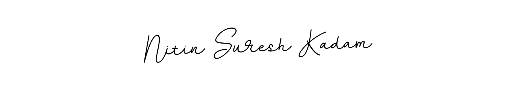 How to make Nitin Suresh Kadam signature? BallpointsItalic-DORy9 is a professional autograph style. Create handwritten signature for Nitin Suresh Kadam name. Nitin Suresh Kadam signature style 11 images and pictures png