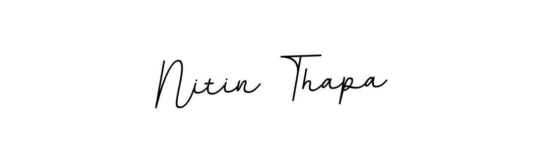 How to Draw Nitin Thapa signature style? BallpointsItalic-DORy9 is a latest design signature styles for name Nitin Thapa. Nitin Thapa signature style 11 images and pictures png