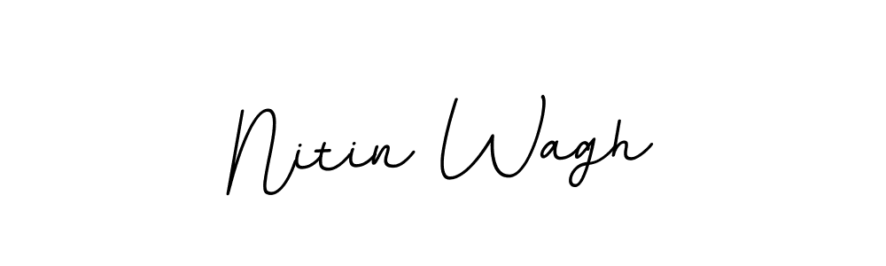 Also You can easily find your signature by using the search form. We will create Nitin Wagh name handwritten signature images for you free of cost using BallpointsItalic-DORy9 sign style. Nitin Wagh signature style 11 images and pictures png