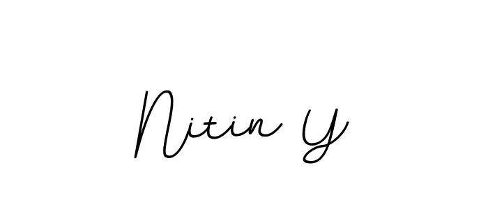 Similarly BallpointsItalic-DORy9 is the best handwritten signature design. Signature creator online .You can use it as an online autograph creator for name Nitin Y. Nitin Y signature style 11 images and pictures png