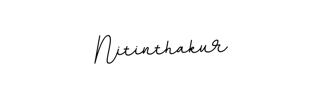 How to make Nitinthakur signature? BallpointsItalic-DORy9 is a professional autograph style. Create handwritten signature for Nitinthakur name. Nitinthakur signature style 11 images and pictures png