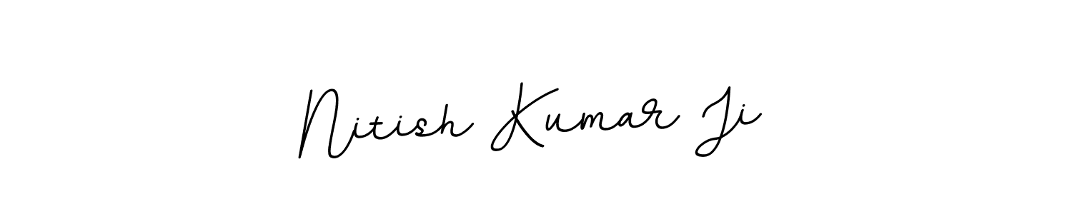 Make a beautiful signature design for name Nitish Kumar Ji. With this signature (BallpointsItalic-DORy9) style, you can create a handwritten signature for free. Nitish Kumar Ji signature style 11 images and pictures png