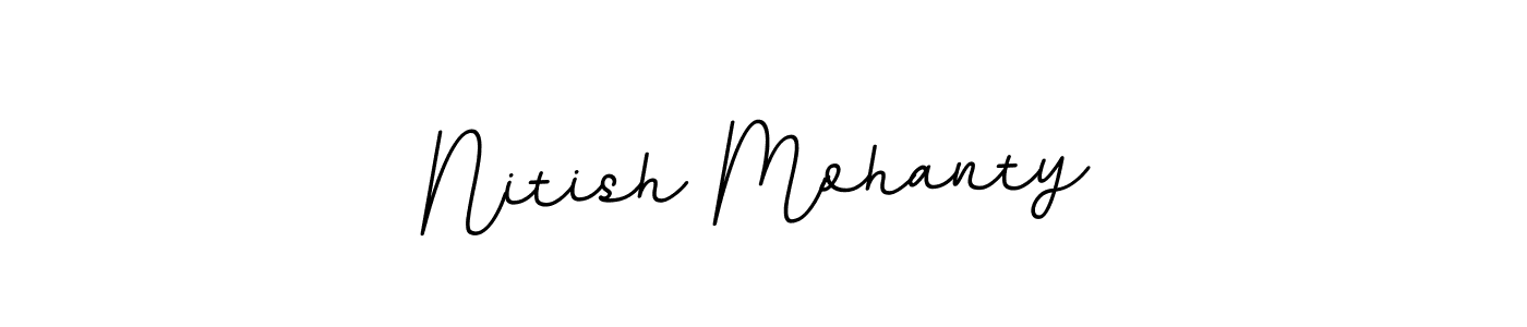 You should practise on your own different ways (BallpointsItalic-DORy9) to write your name (Nitish Mohanty) in signature. don't let someone else do it for you. Nitish Mohanty signature style 11 images and pictures png