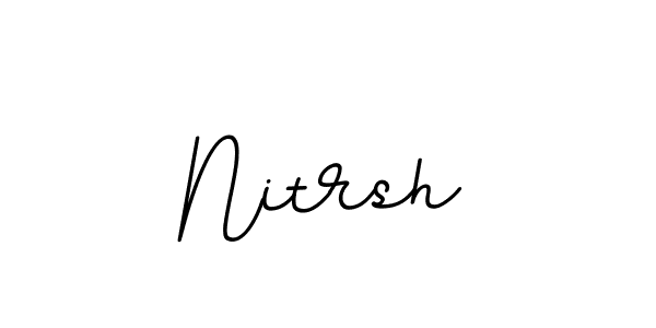 How to make Nitrsh name signature. Use BallpointsItalic-DORy9 style for creating short signs online. This is the latest handwritten sign. Nitrsh signature style 11 images and pictures png