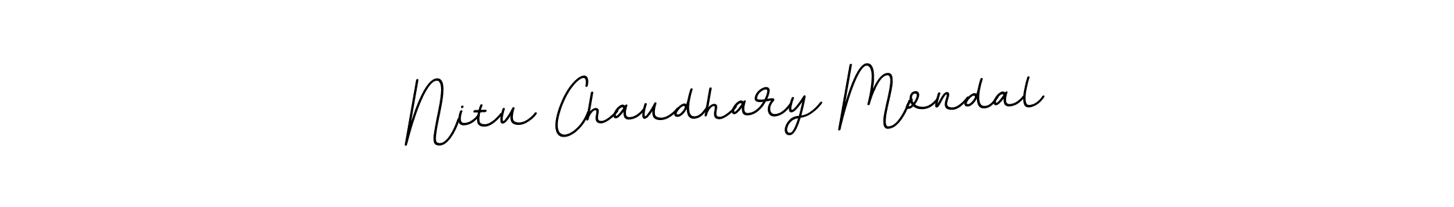 It looks lik you need a new signature style for name Nitu Chaudhary Mondal. Design unique handwritten (BallpointsItalic-DORy9) signature with our free signature maker in just a few clicks. Nitu Chaudhary Mondal signature style 11 images and pictures png